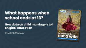 What happens when school ends at 13? New data on child marriage’s toll on girls’ education