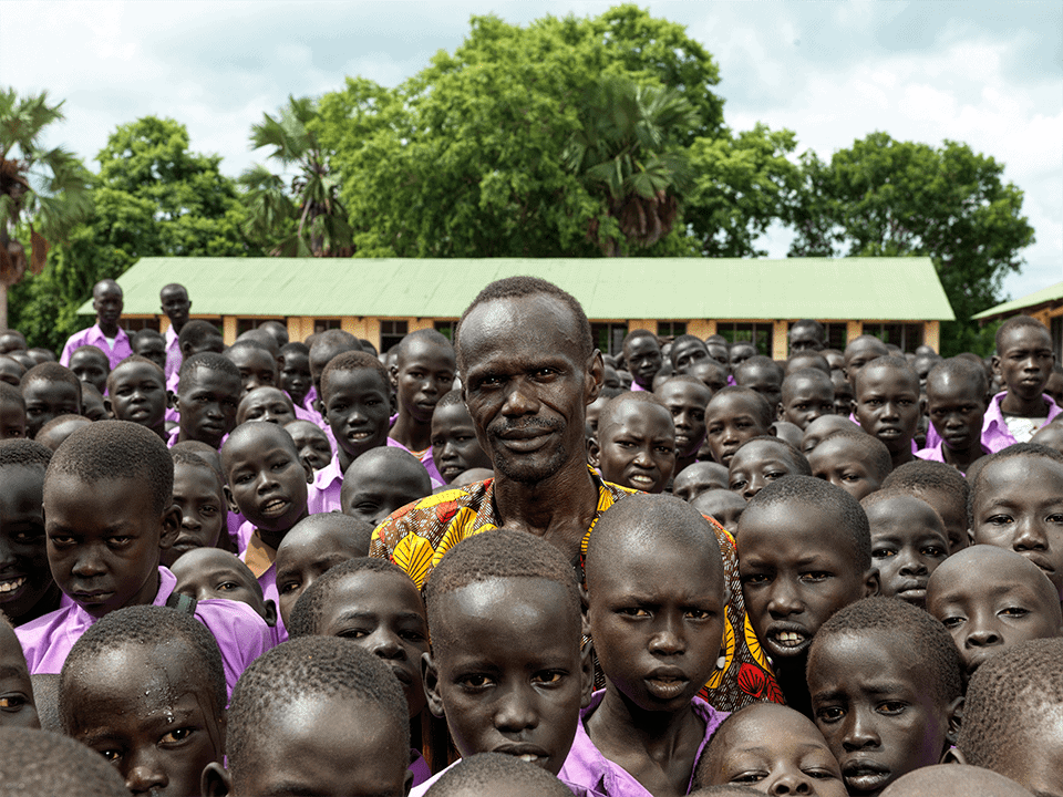 Clement teaches science, math and English at a primary school in the Lakes State of South Sudan.